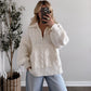 Vanilla Bean Half-Zip Pullover Sweater