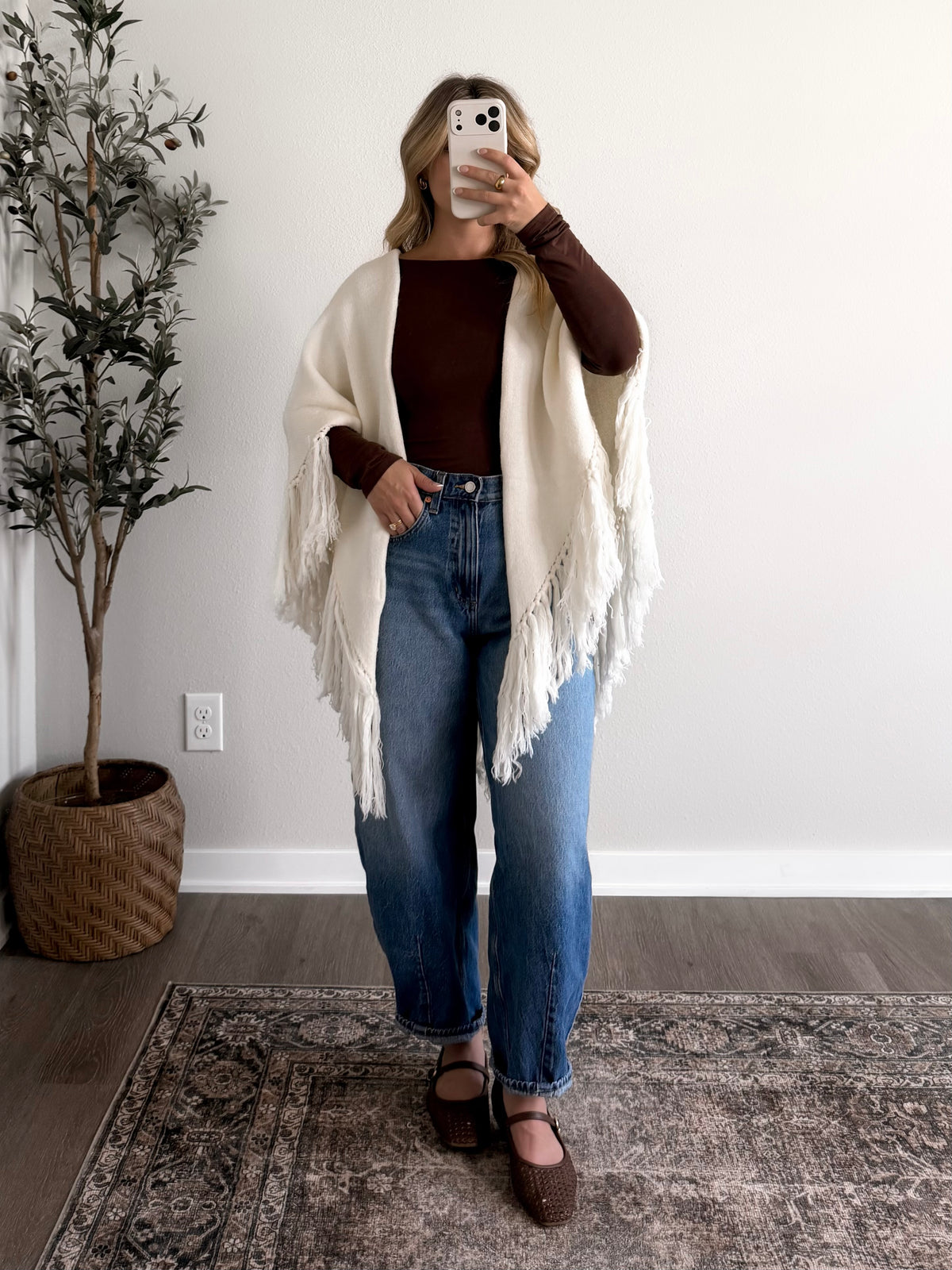 Autumn Air Knit Shawl