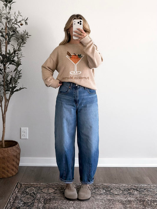 Spiced Pumpkin Martini Sweater