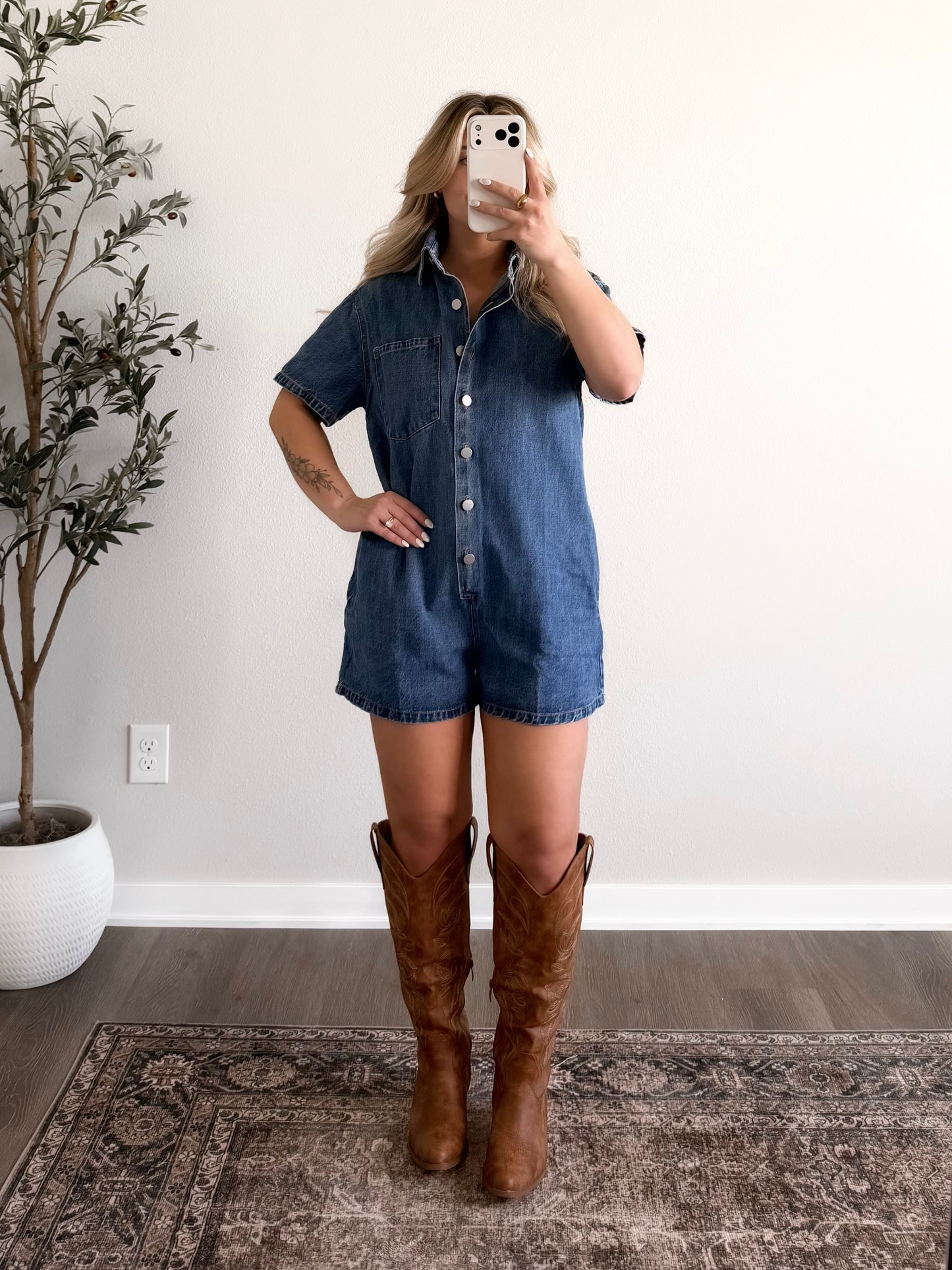 Hometown Denim Romper