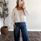 Holloway Lace Top / White