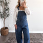 Homestead Denim Barrel Overalls