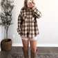 Crisp October Plaid Shacket