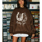 Howdy Reversible Oversized Mockneck