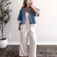 Crochet Lace Denim Jacket