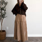 Piper Knit Button Cardigan / Brown