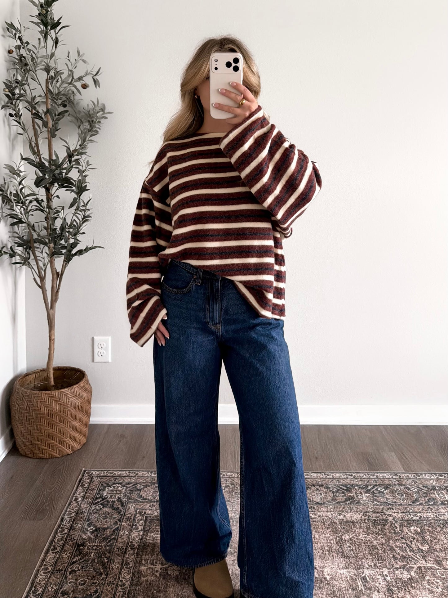 Throwback Stripe Knit Top