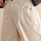 Summit Corduroy Barrel Pant / Cream