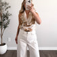 Golden Gallery Halter Top