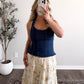 Downtown Denim Halter Top