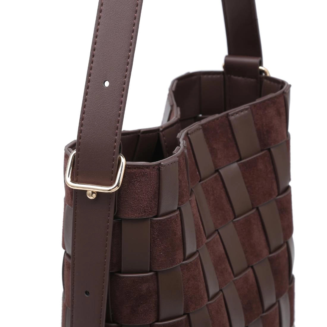 Naomi Woven Bucket Bag