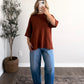 Between Seasons Sweater / Rust