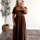 Woodland Embroidered Midi Dress