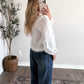 Holloway Lace Top / White