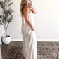Summer Social Halter Jumpsuit