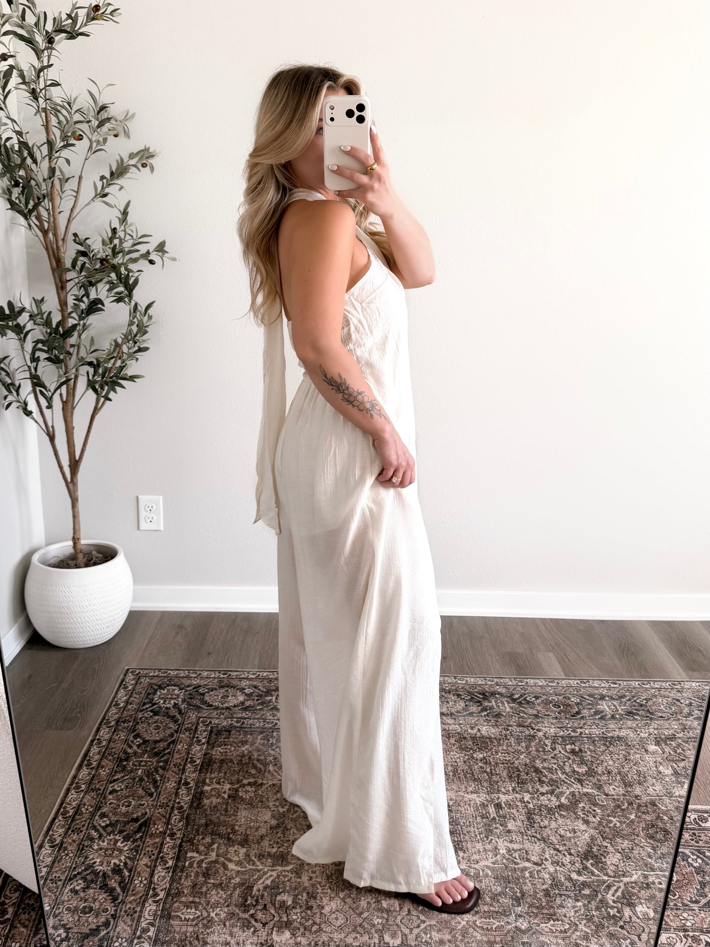 Summer Social Halter Jumpsuit
