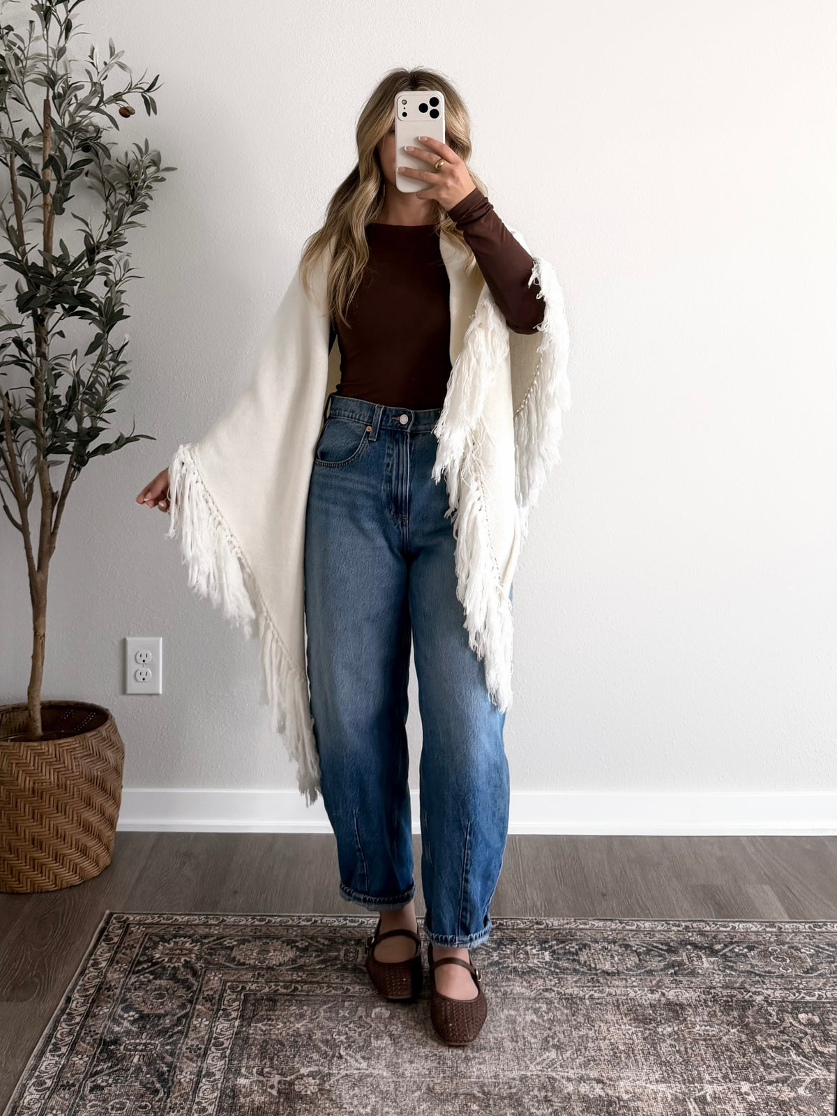 Autumn Air Knit Shawl