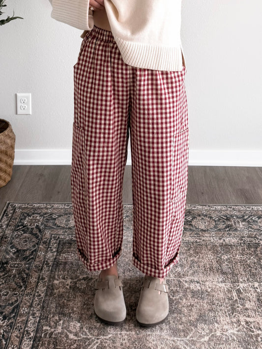 Apple Pie Gingham Pant