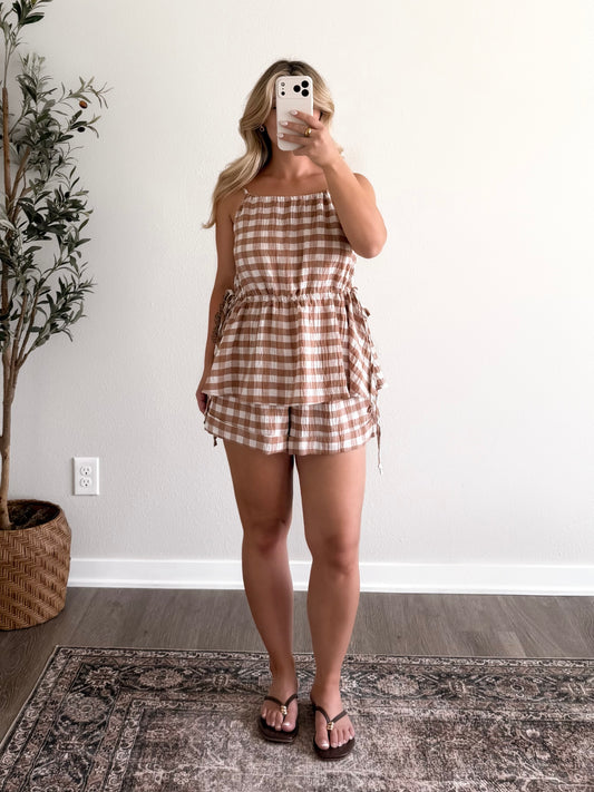 Maple Market Gingham Set