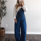 Homestead Denim Barrel Overalls