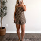 Classy Dot Strapless Short Set