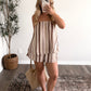 Golden Coast Striped Short Set