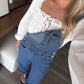 Homestead Denim Barrel Overalls