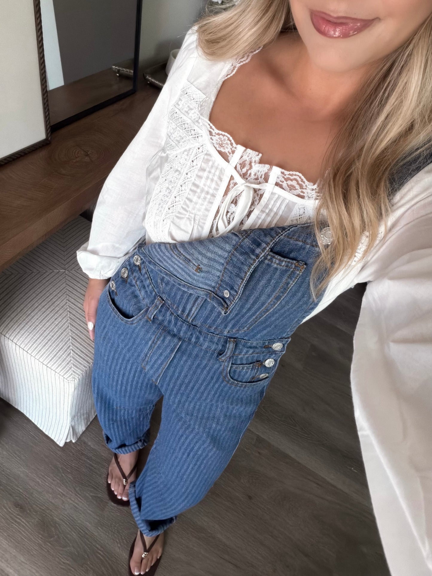 Homestead Denim Barrel Overalls