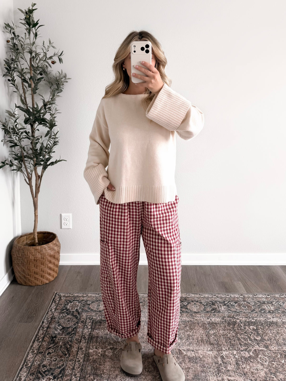 New England Fall Knit Sweater