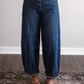 Hayes High Rise Barrel Jean