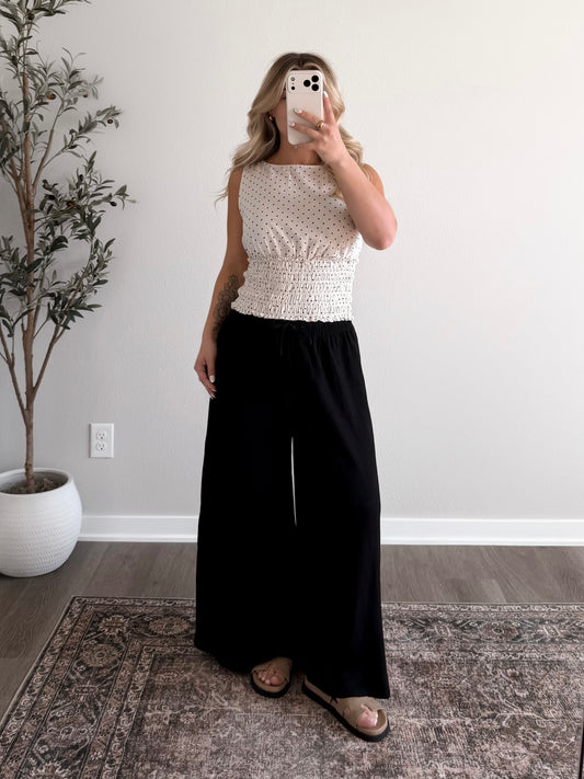 Soft Spot Smocked Top