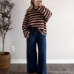 Throwback Stripe Knit Top