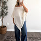 Lilia Knit Poncho Top