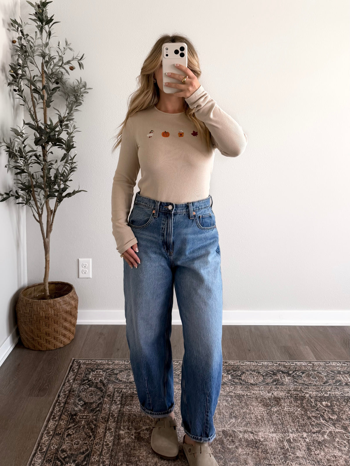 Fall Favorites Embroidered Basic