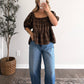 Darling Harvest Plaid Top