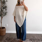 Lilia Knit Poncho Top
