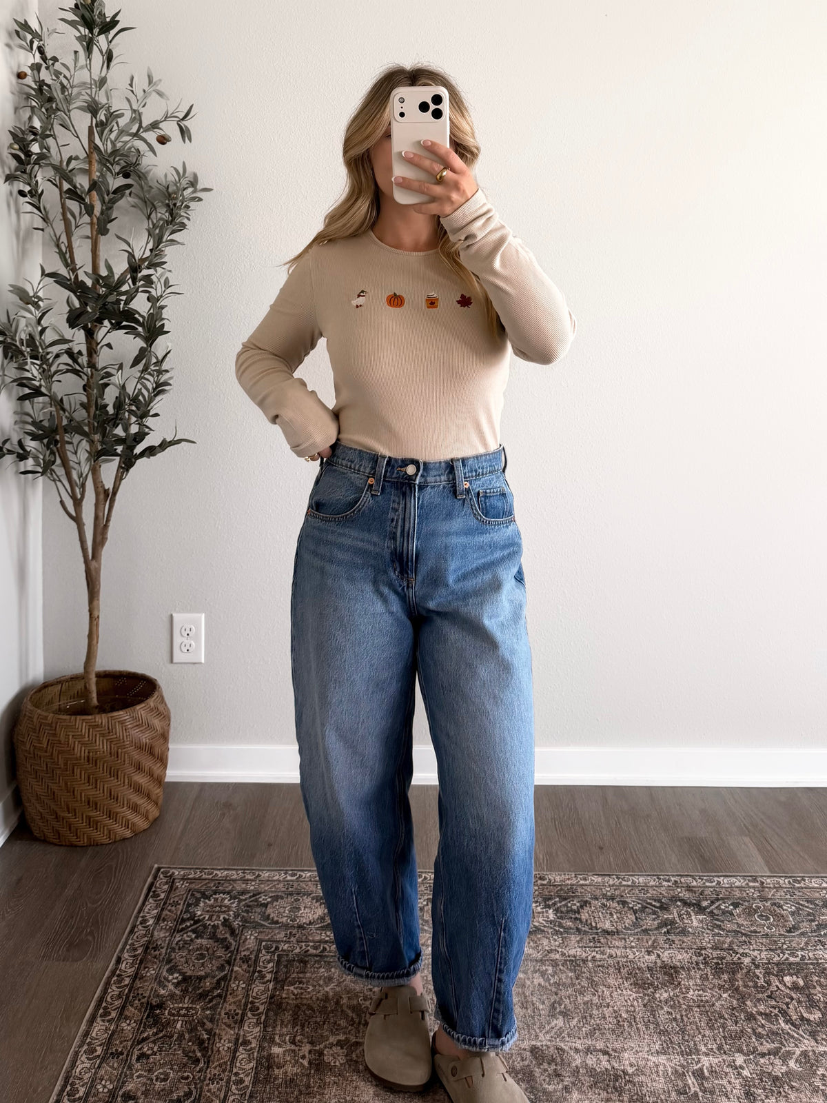 Fall Favorites Embroidered Basic