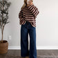 Throwback Stripe Knit Top