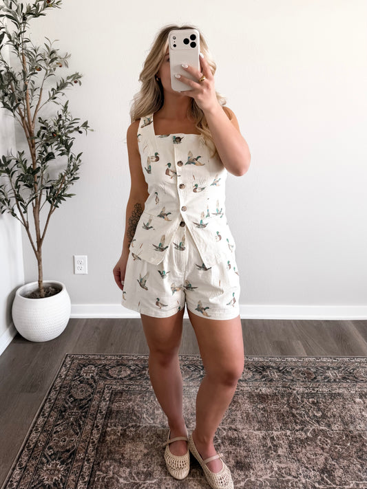 Carolina Coast Duck Short Set (PREORDER EST SHIP 5.04)