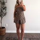 Classy Dot Strapless Short Set