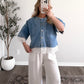 Crochet Lace Denim Jacket
