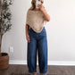 Hayes High Rise Barrel Jean