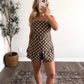 Classy Dot Strapless Short Set