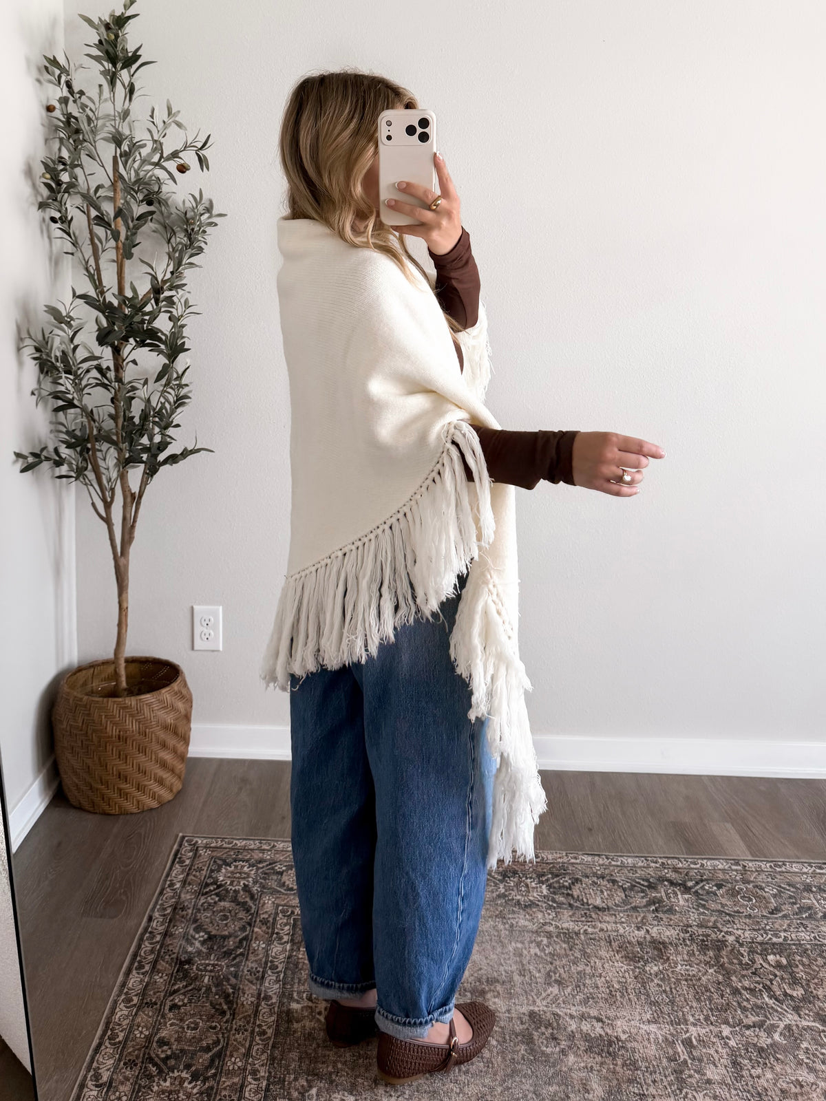 Autumn Air Knit Shawl