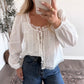 Holloway Lace Top / White