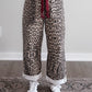 Wild Rogue Leopard High Rise Barrel Jean