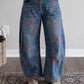 Vintage Rose Barrel Jean