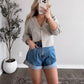 Davis High Waisted Denim Shorts