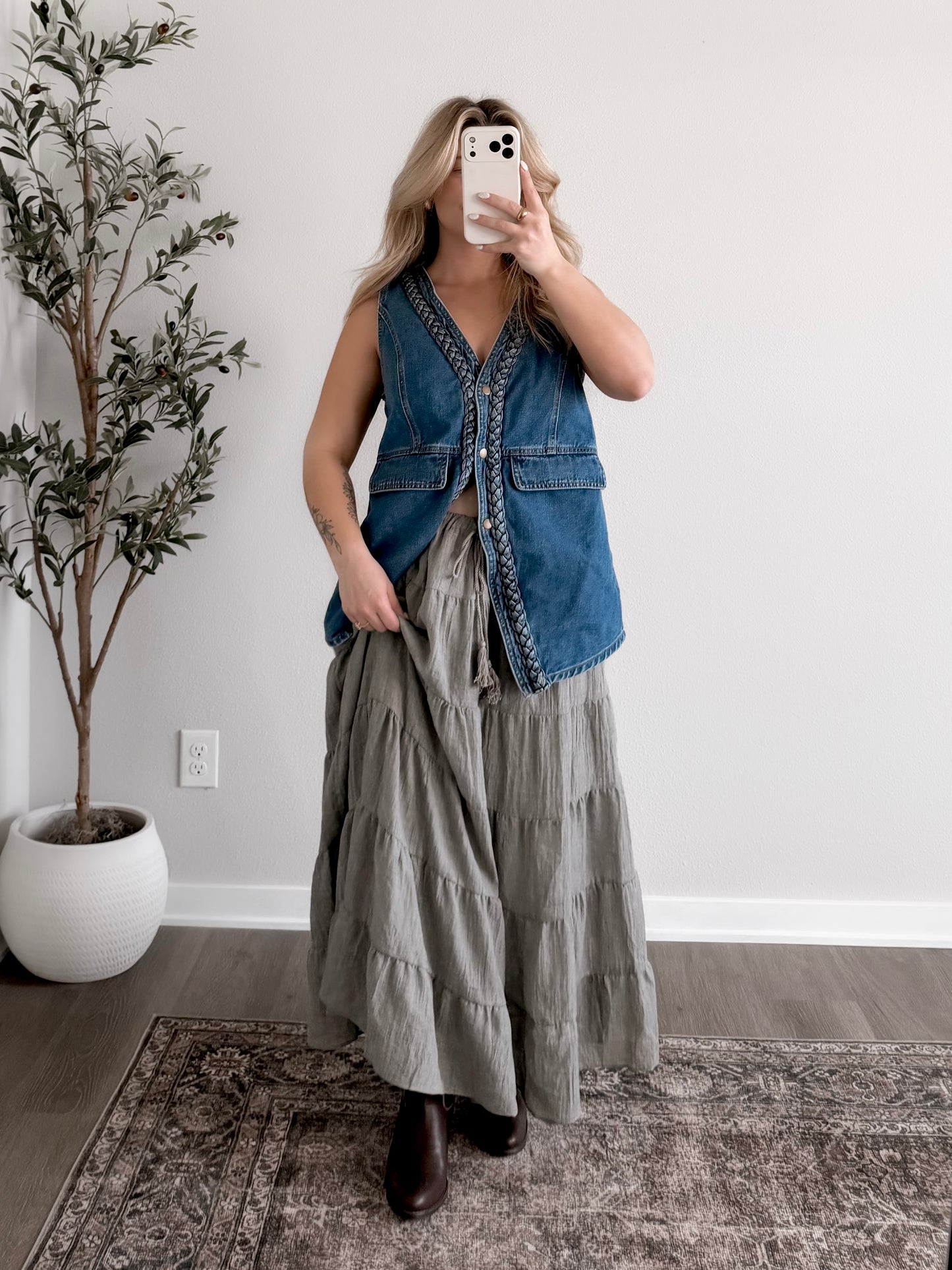 Oakley Braided Denim Vest