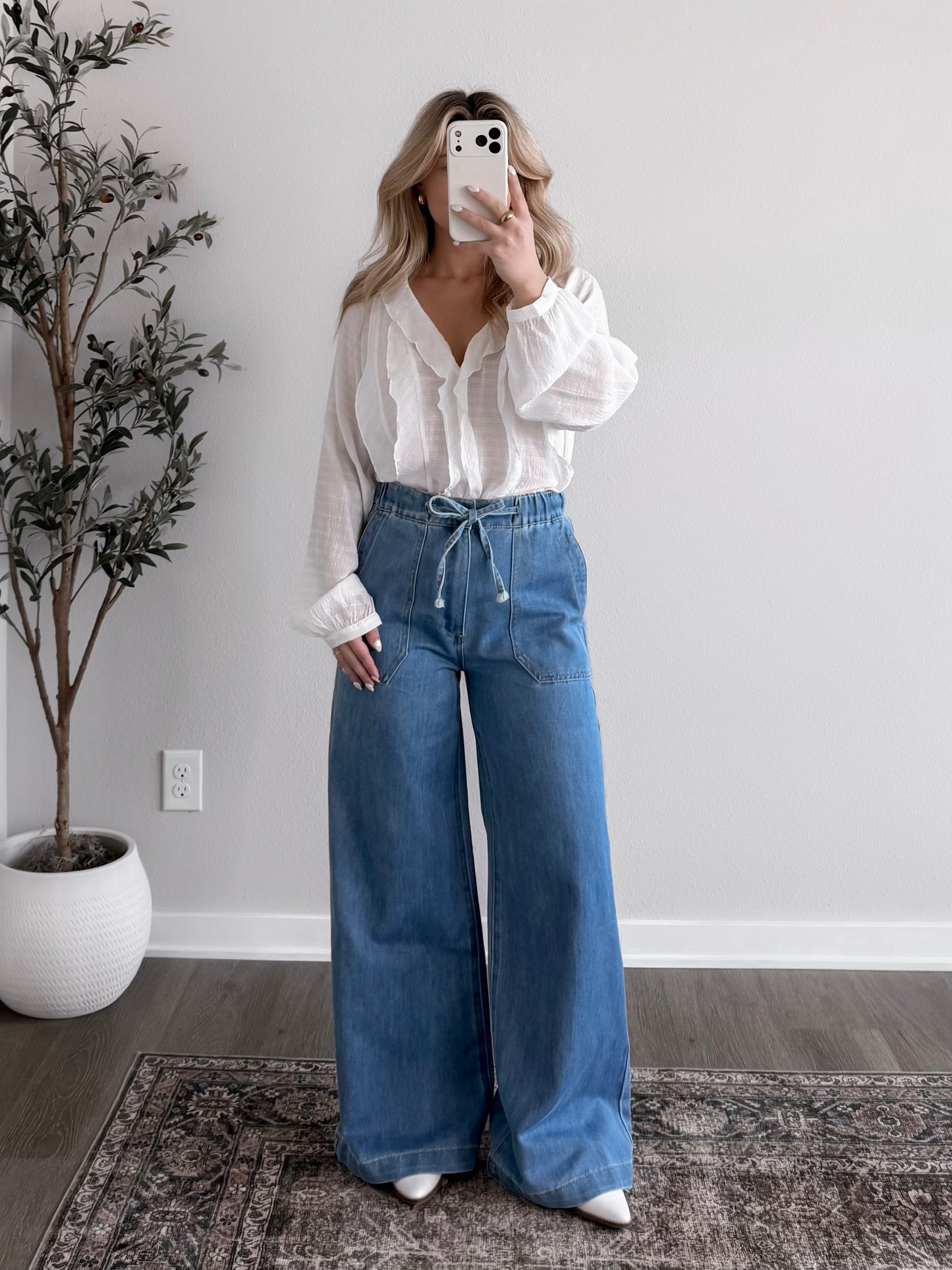 Haven High Waisted Wide Leg Pant